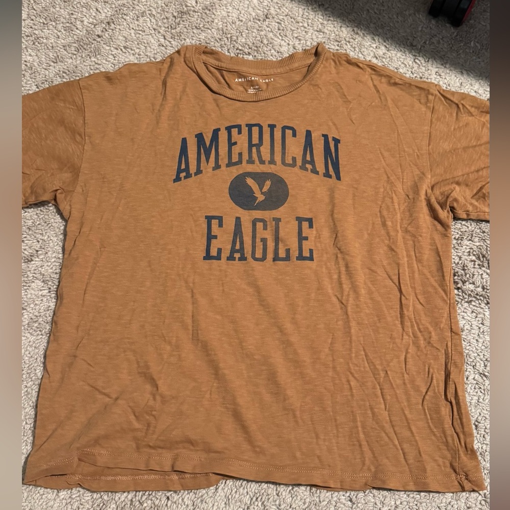 American Eagle Outfitters Brown Graphic Tee